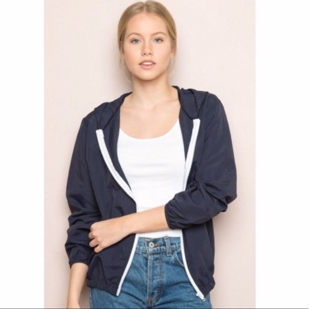Brandy Melville krissy jacket - navy blue - Picture 6 of 8